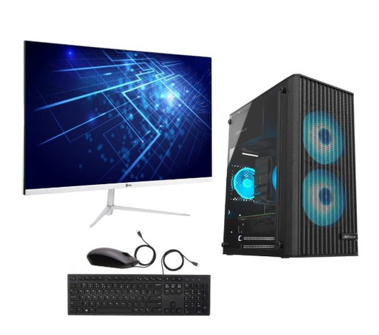 intel core i5 10th & 12th Gen ( 8 GB Ram DDR4,256 GB,1 TB Hdd ) Wifi ,22  inch Frame less moniter,Dellkeyboard and mouse